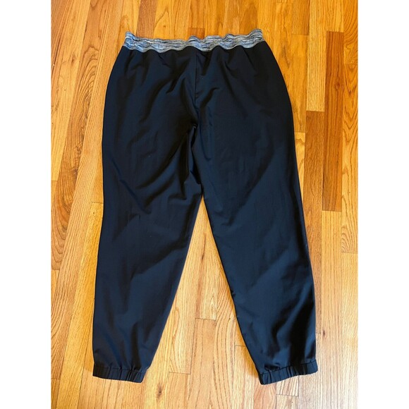 CHICO’S 3 zenergy joggers workout active pullon pants Black Gray - Picture 3 of 3